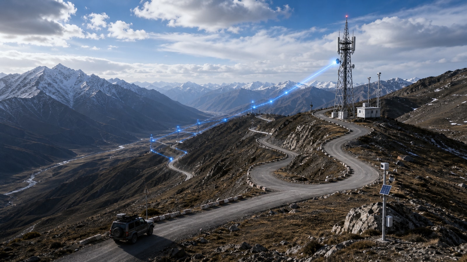 400公里公路无线监控真实项目场景